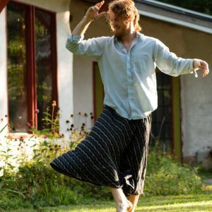 CJ OReilly Dancing Outside at the Earthaven Council Hall