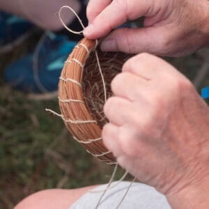 Pine Needle Basket