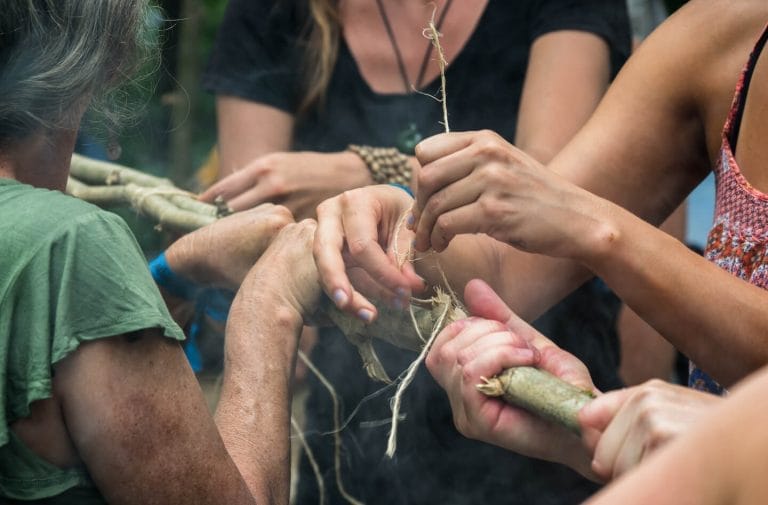 multigenerational hands building