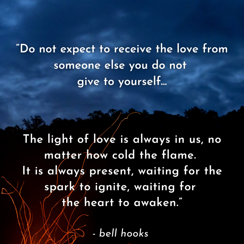 bell hooks valentines quote