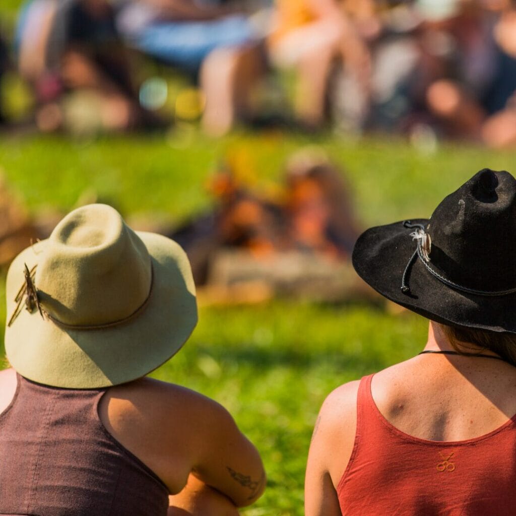 Looking into the distance at Firefly Gathering
