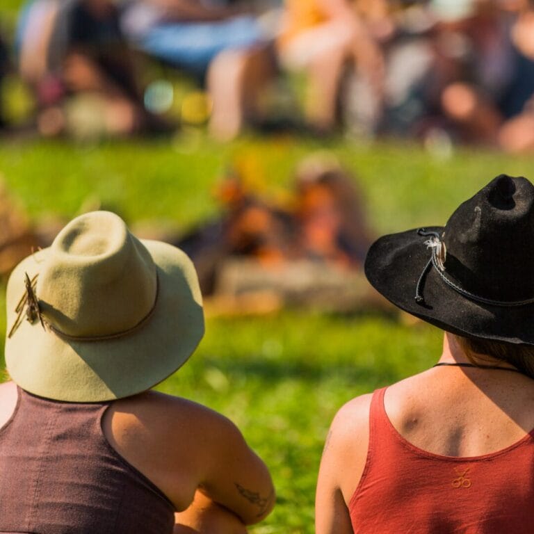 Looking into the distance at Firefly Gathering